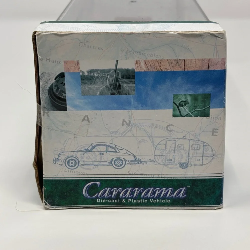 Mercedes-Benz 300 SL Roadster w Trailer Gray 1:43 Cararama Diecast